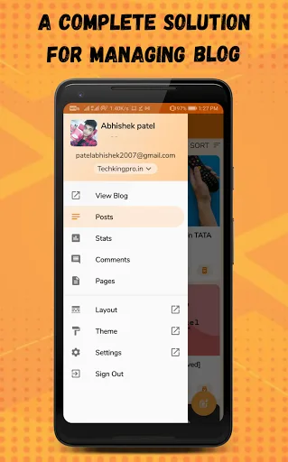 Blogspot Prime : Pocket Blogge screenshot 1