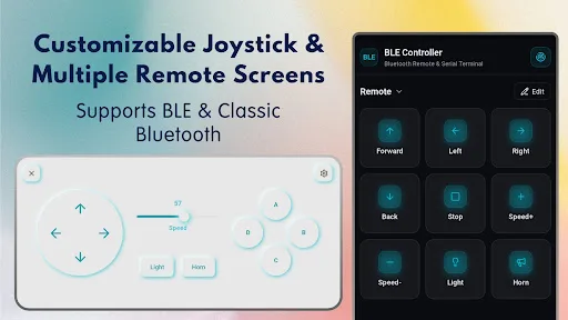 BLE Controller – Arduino ESP32 screenshot 1