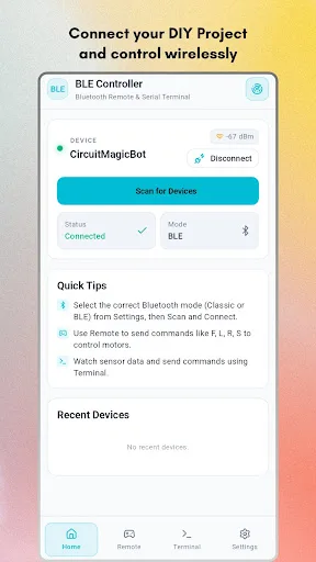 BLE Controller – Arduino ESP32 screenshot 2