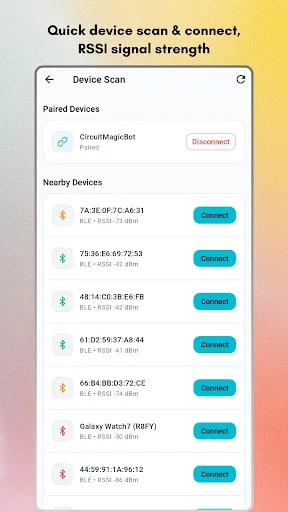 BLE Controller – Arduino ESP32 screenshot 3