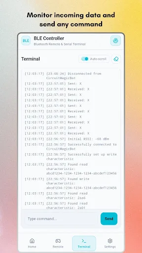 BLE Controller – Arduino ESP32 screenshot 4