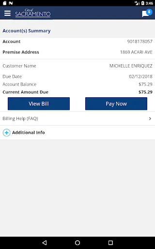 City of Sac Utility Mobile Pay screenshot 5