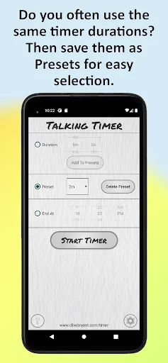Talking Timer screenshot 2