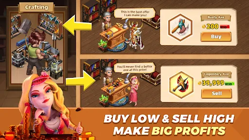 Shop Legends: Tycoon RPG screenshot 2