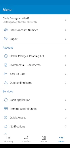 Alliance CU Mobile Banking screenshot 5