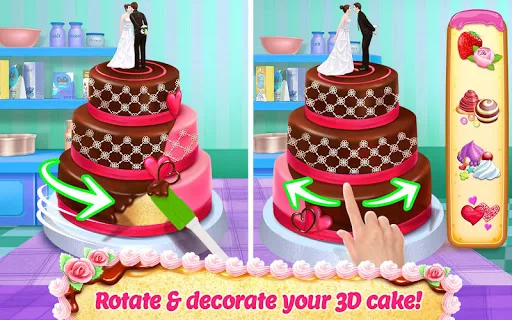 Real Cake Maker 3D Bakery screenshot 1
