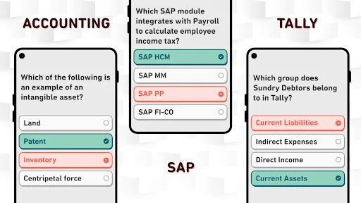 Accounting Quiz (Tally, SAP) screenshot 1