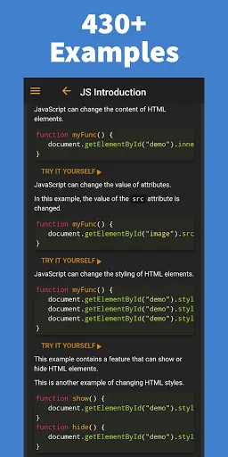 Learn JavaScript - Pro screenshot 3