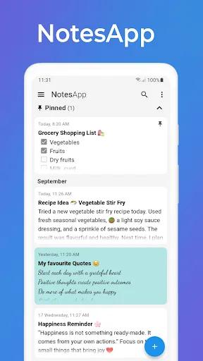 NotesApp: Secure, Rich Notepad screenshot 1