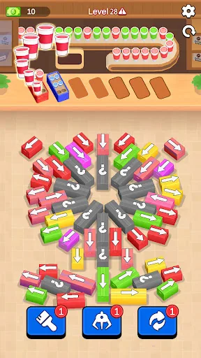 Coffee Match Sort: Sorting Jam screenshot 1