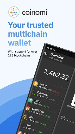 Coinomi: Crypto Bitcoin Wallet screenshot 1