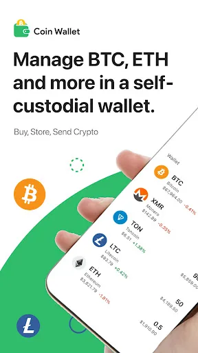 Coin Wallet - Bitcoin & Crypto screenshot 1