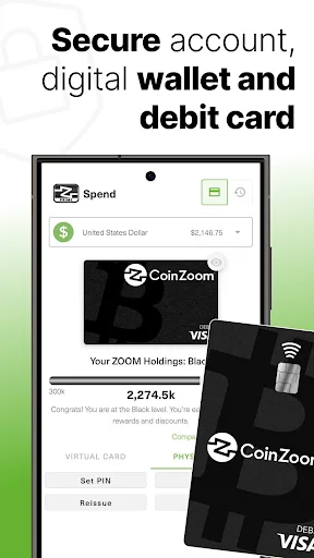 CoinZoom Buy, Spend, Send BTC screenshot 2