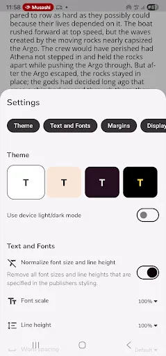 Colibrio Reader for EPUB & PDF screenshot 3