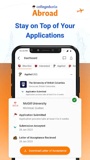 Study Abroad App -Collegedunia screenshot 1