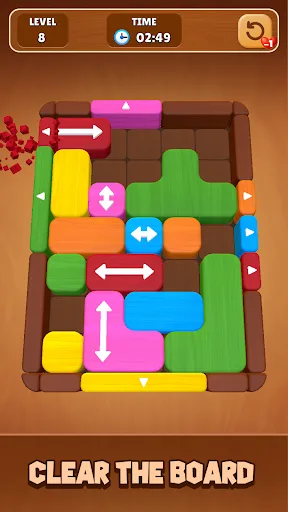 Wood Escape: Color Block screenshot 2