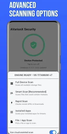 AvarionX Antivirus screenshot 1
