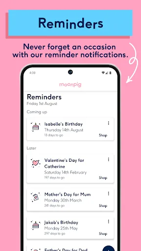 Moonpig Birthday Cards & Gifts screenshot 3