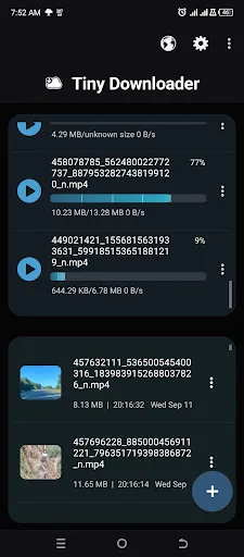 Tiny Download Manager screenshot 1