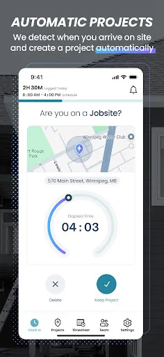 ConstructionClock Time Tracker screenshot 3