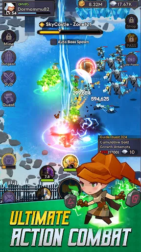 Self-Service Knight : idle RPG screenshot 3