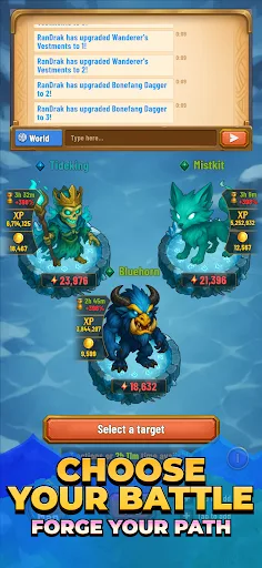 Rangard — Idle MMORPG screenshot 1