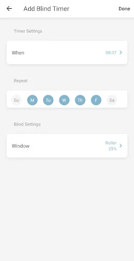 Motionblinds Bluetooth screenshot 2