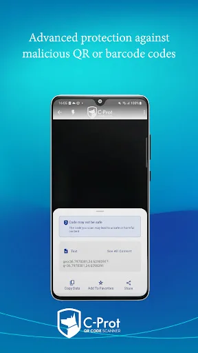 C-Prot QR Code Scanner screenshot 2