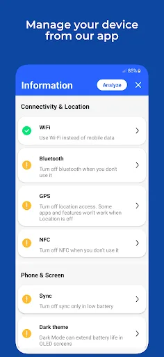 Battery Charger - battery life screenshot 3