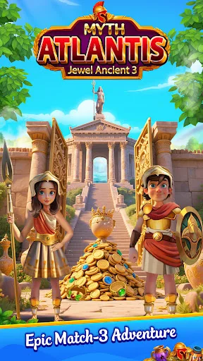 Jewel Ancient 3: Atlantis Gems screenshot 1