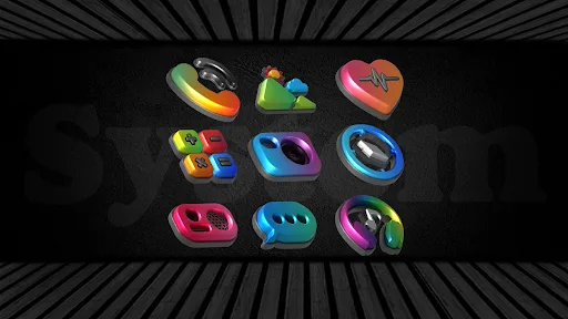 Auric Dark - 3D Icon Pack screenshot 2