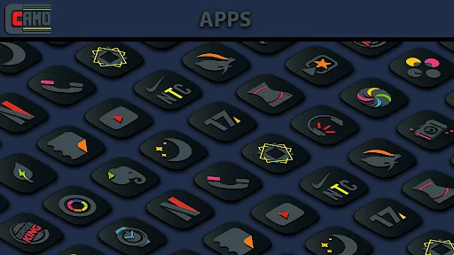 Camo Dark Icon Pack screenshot 4