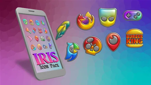 Iris Light - 3D App Icons screenshot 4