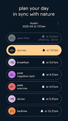 Circadian: Your Natural Rhythm screenshot 2