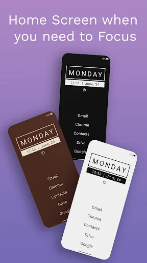 Focus Home Screen - Launcher screenshot 1