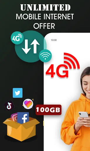 Internet Data app : 100 GB screenshot 2