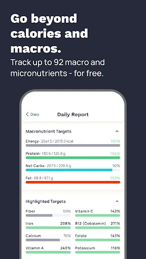 Cronometer: Calorie Counter screenshot 3