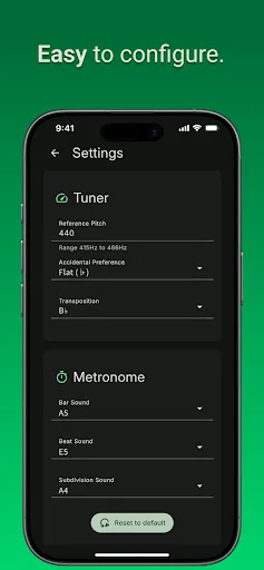 PTK - Tuner & Metronome screenshot 3