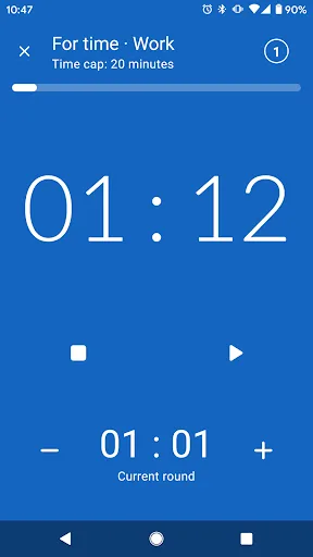 Workout timer : Crossfit WODs screenshot 1