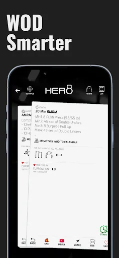 Hero WOD - Workouts Generator screenshot 2