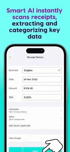 Crunchr Receipt Scanner screenshot 2