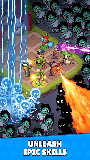 Flower vs zombie: City Defense screenshot 5