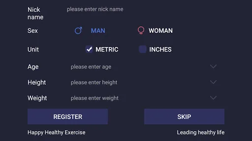Fitness Data screenshot 2