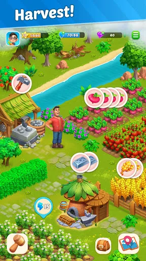 Gemstone Island: Farm Game screenshot 3