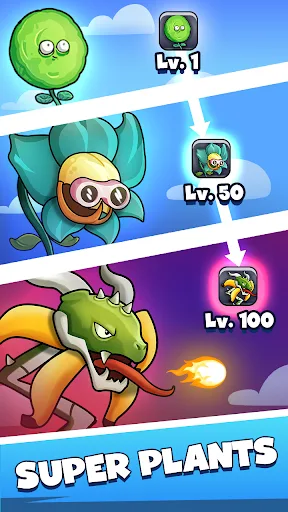 Merge Plants – Monster Defense screenshot 2