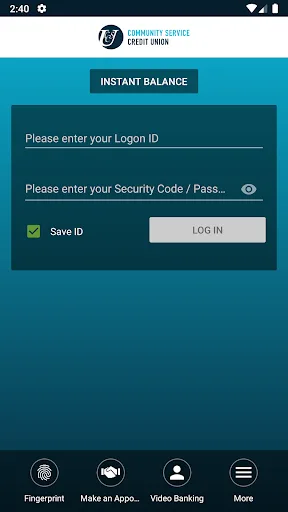 Community Service Credit Union screenshot 2