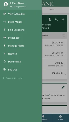 InFirst Bank Mobile App. screenshot 2