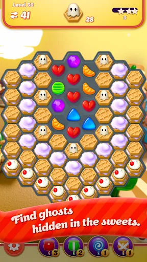 Sugar Witch: Hexa Blast screenshot 1