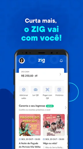 Zig: Ingressos e consumo fácil screenshot 1