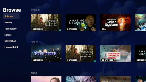 Curiosity Stream (TV) screenshot 4